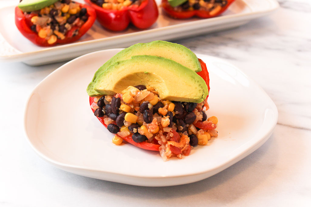 Southwest Stuffed Peppers via RDelicious Kitchen @rd_kitchen